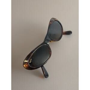 VINTAGE B&L Rituals RAY BAN W2523 Sunglasses Cat Eye Tortoise Shell No Case
